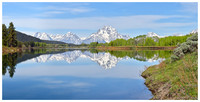 Oxbow Bend Tetons, Spring, Grand Teton NP, Wyoming