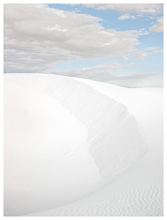 White Sand Dunes, Summer, White Sands NM, New Mexico
