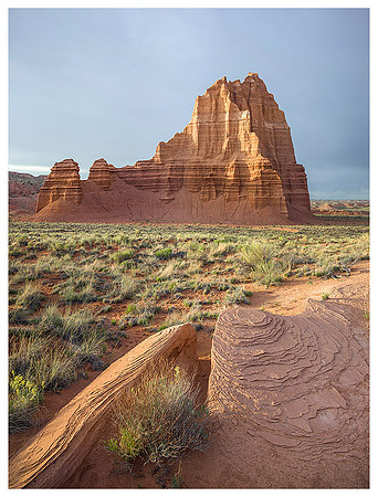 Temple of the Sun, Spring, Capitol Reef NP, Utah