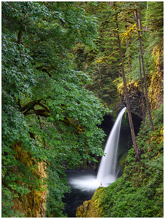 Metlako Falls, Autumn, Columbia River Gorge, Oregon