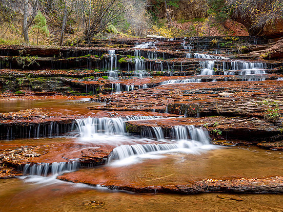 Archangel Falls, Autumn, Zion NP