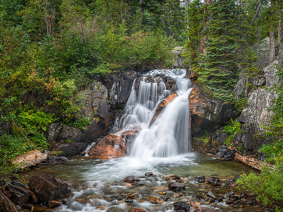 Waterfall, Summer, Near Steamboat Springs, CO