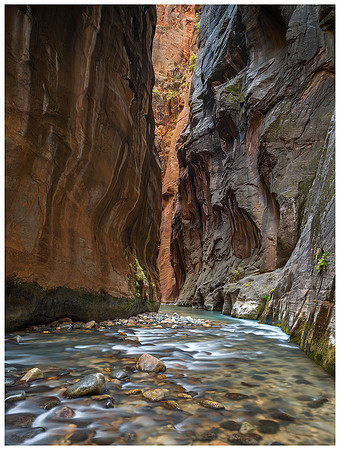 Zion Narrows, Autumn, Zion NP, Utah