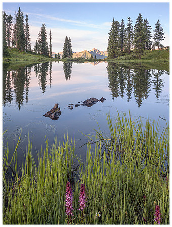 West Elk Mountains, Sunrise, Near Crested Butte, Colorado