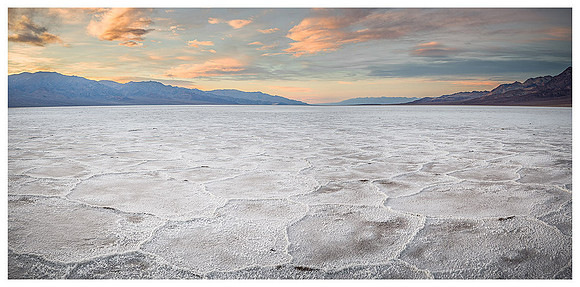 Salt Flats, Sunset, Death Valley NP, California