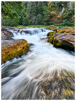 Lewis River Cascades, Summer, Lewis River, Washington