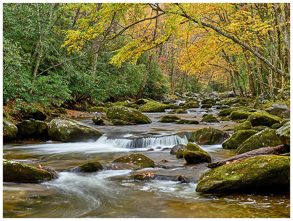 Little River, Autumn, Great Smoky Mountains NP, Tennessee