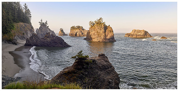 Secret Beach, Spring Sunrise, Samuel H Boardman Scenic Corridor, Oregon