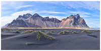Black Sand Dunes and Mountains, Höfn, Iceland