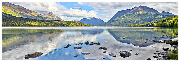 Crazy Sally Lake, Summer, Near Seward, Alaska